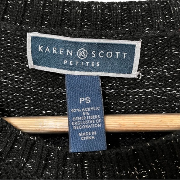 Karen Scott Christmas Sweater - Picture 4 of 9